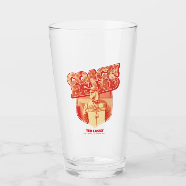Ted Lasso | Coach Beard Badge Glas (Vorderseite)