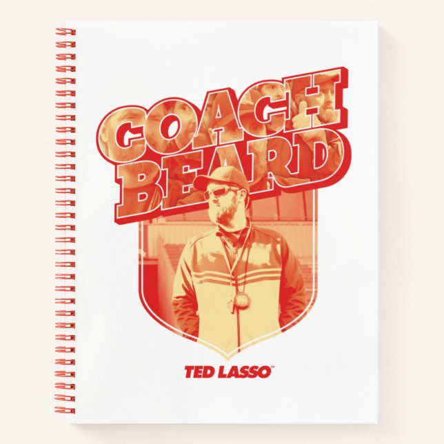 Ted Lasso | Coach Beard Badge Notizbuch (Vorderseite)
