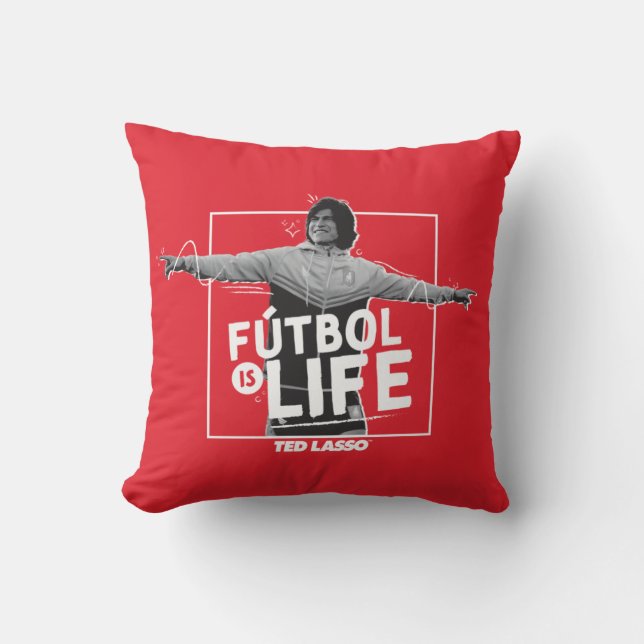 Ted Lasso | Dani Rojas Fútbol is Life Kissen (Vorderseite)