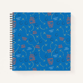 Ted Lasso | Er ist hier, er ist dort, wo Playbook  Notizbuch