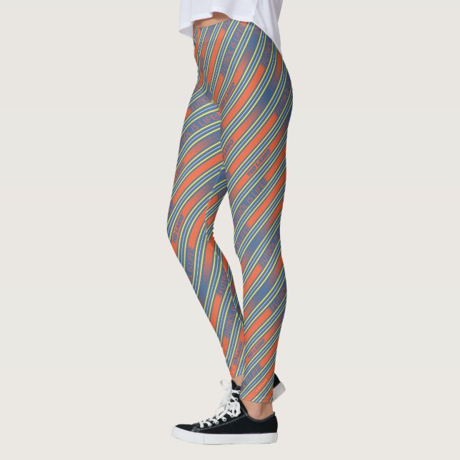 Ted Lasso | Fútbol ist Lebensstreifenmuster Leggings (Links)