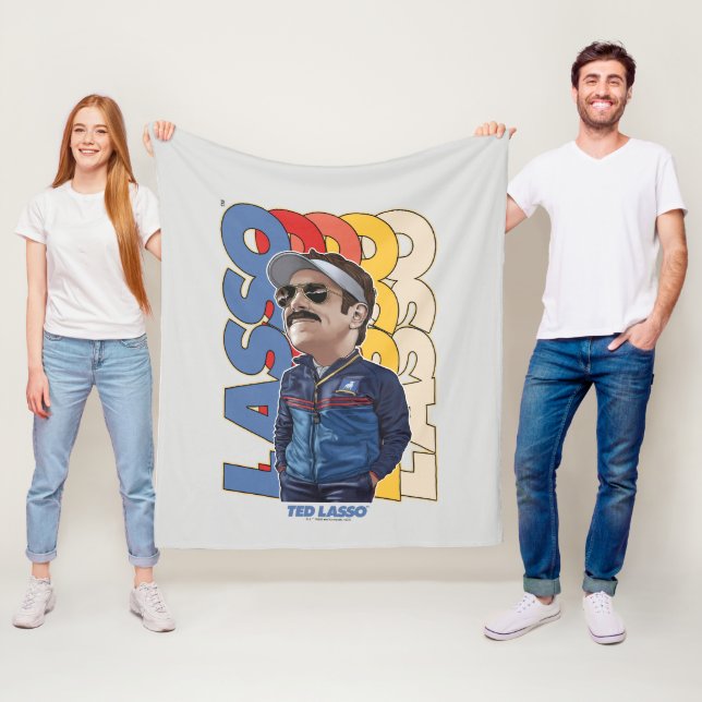 Ted Lasso | Lasso Bobblehead Fleecedecke (Beispiel)
