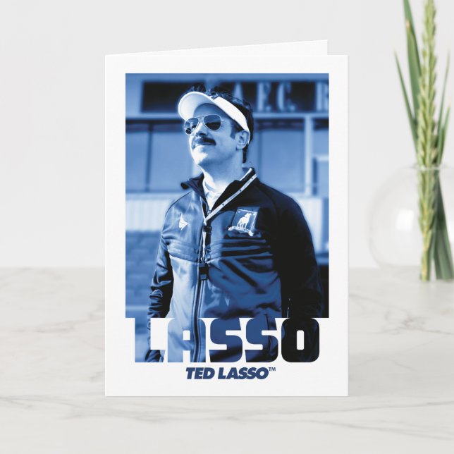 Ted Lasso | Lasso Foto Portrait Graphic Karte (Vorderseite)
