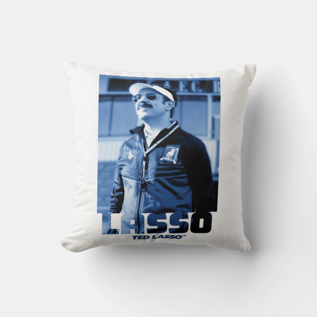 Ted Lasso | Lasso Foto Portrait Graphic Kissen (Vorderseite)