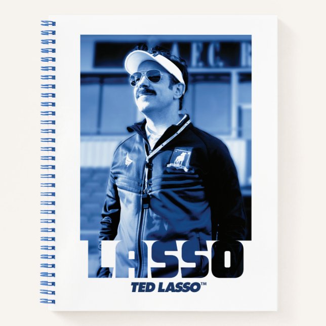 Ted Lasso | Lasso Foto Portrait Graphic Notizbuch (Vorderseite)