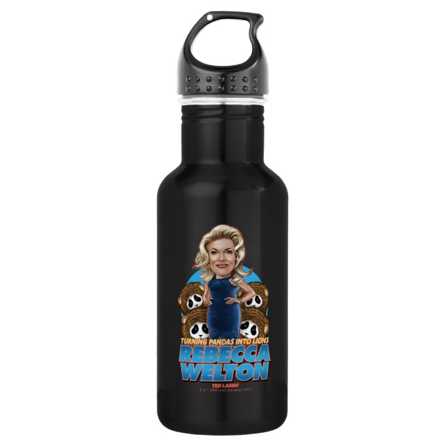 Ted Lasso | Rebecca Welton Bobblehead Edelstahlflasche (Vorderseite)