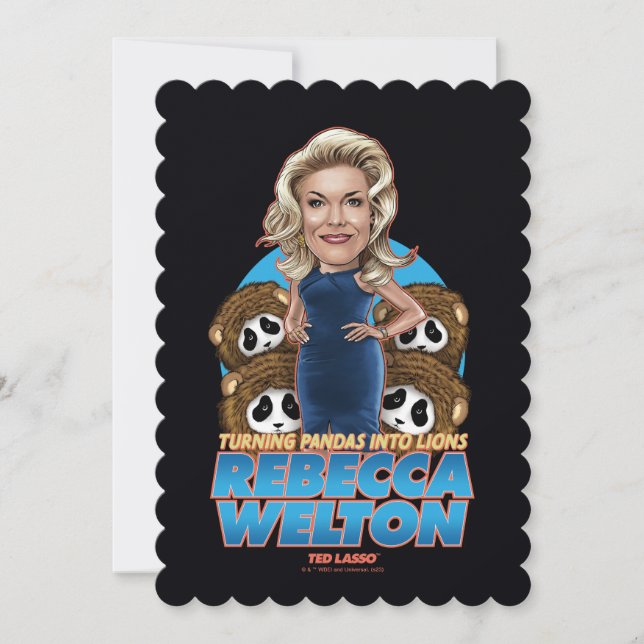 Ted Lasso | Rebecca Welton Bobblehead Mitteilungskarte (Vorderseite)