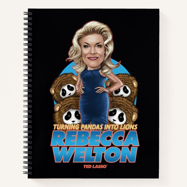 Ted Lasso | Rebecca Welton Bobblehead Notizbuch (Vorderseite)