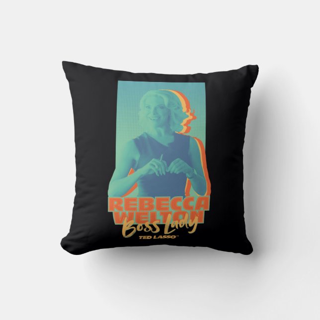 Ted Lasso | Rebecca Welton Boss Lady Graphy Kissen (Vorderseite)