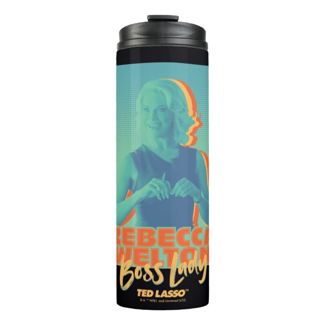 Ted Lasso | Rebecca Welton Boss Lady Graphy Thermosbecher (Vorderseite)