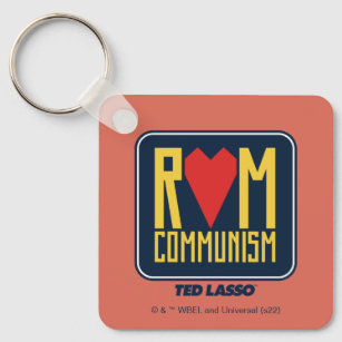 Ted Lasso   Rom Communism Graphic Schlüsselanhänger