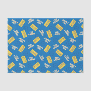 Ted Lasso   Sign and Ball Toss Muster glauben Seidenpapier