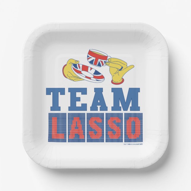 Ted Lasso | Team Lasso Pappteller (Vorderseite)