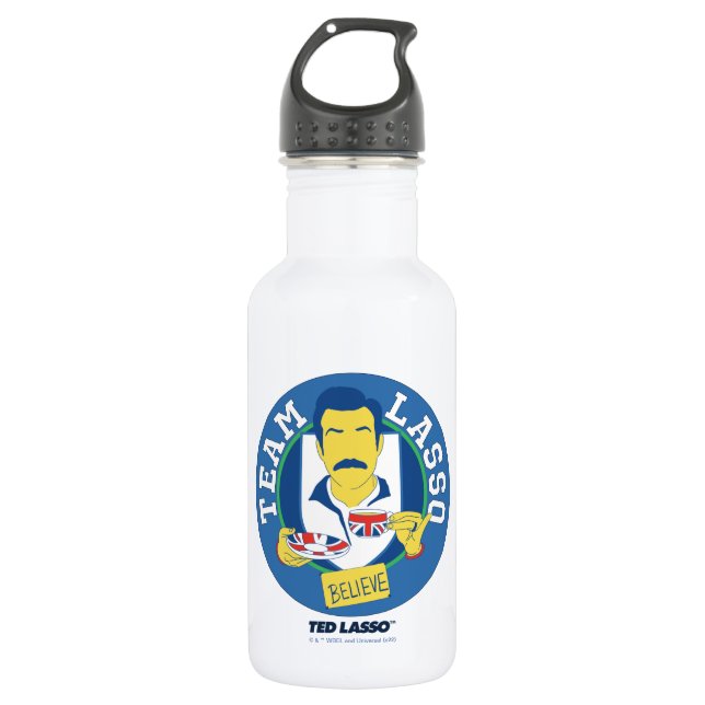 Ted Lasso | Team Lasso Tea Iconic Avatar Edelstahlflasche (Vorderseite)
