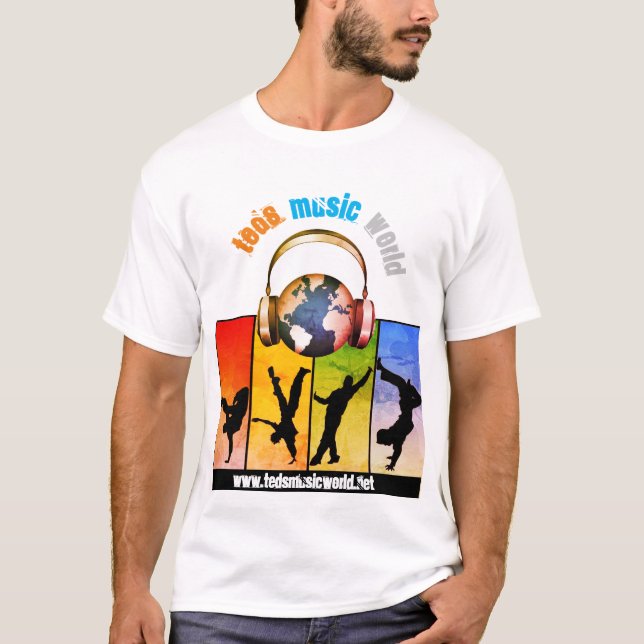 Ted Music World Logo  T-Shirt (Vorderseite)