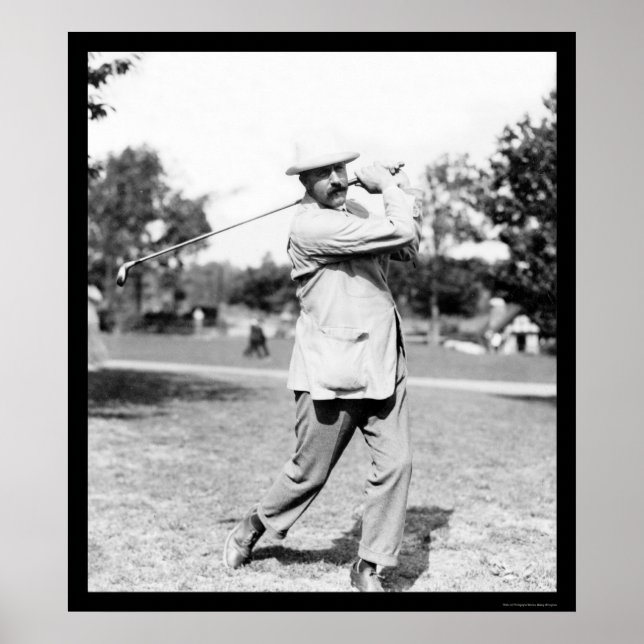 Ted Ray Golf Champion 1914 Poster (Vorne)