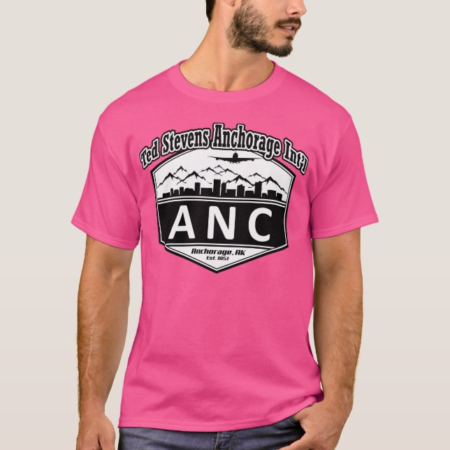 Ted Stevens Anchorage International Airport Code T-Shirt (Vorderseite)