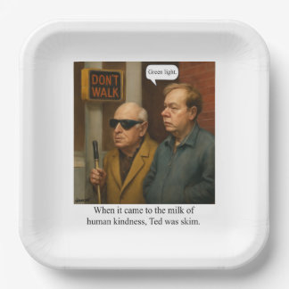 Ted was skim. T-Shirt Pappteller