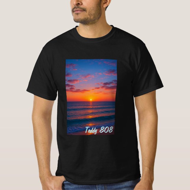 Teddy 808 Sun Rise tshirt (Vorderseite)