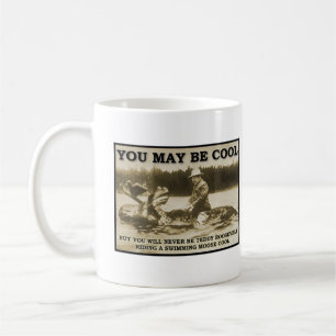Teddy auf einem Elch lustiger Becher Kaffeetasse
