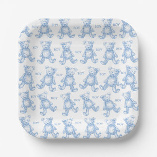 Teddy-Baby-Party-Papierteller Pappteller