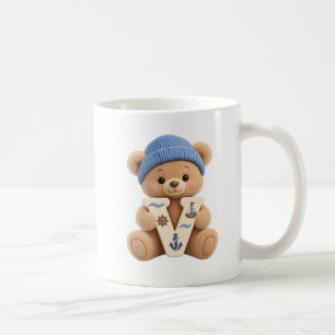 Teddy Bär Anfangs V Alphabet Tasse für ihn