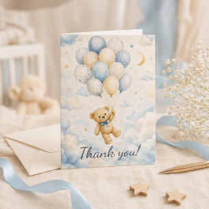 Teddy-Bär-Baby-Party-Dankeskarten Dankeskarte