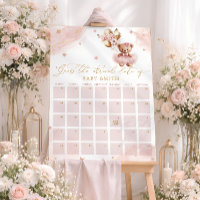 Teddy-Bär-Baby-Party-Vorhersage-Termin-Kalender