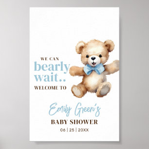 Teddy-Bär-Baby-Party, Wir können es kaum erwarten, Poster