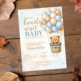 Teddy-Bär-Baby-Shower-Einladung Einladung