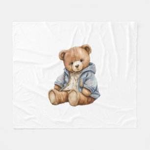 Teddy Bär Baby Shower Wir können es kaum erwarten Fleecedecke