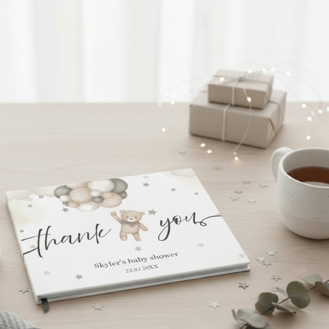 Teddy-Bär-Ballon-Folie-Baby-Party-Gästebuch Gästebuch (Von Creator hochgeladen)