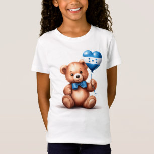 Teddy Bär & Ballon mit der honduranischen Flagge. T-Shirt