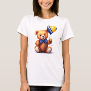 Teddy Bär & Bosnien und Herzegowina Fahne. T-Shirt