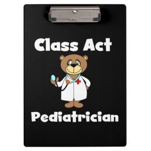 Teddy Bar Class Act Pädiatrier Clipboard Klemmbrett