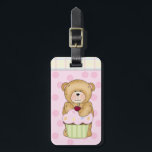 Teddy Bar Cupcake Party Gepäckanhänger<br><div class="desc"></div>