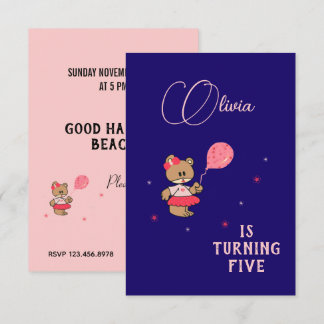 Teddy Bär Einladung