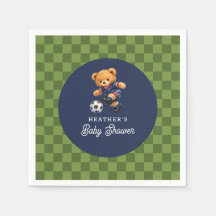 Teddy-Bär-Fußball-Sport-Schachbrett-Baby-Party