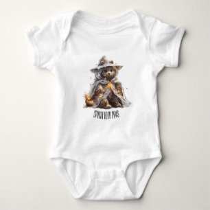 Teddy-Bär. Geist. TRICK ODER BEHANDLUNG Baby Strampler