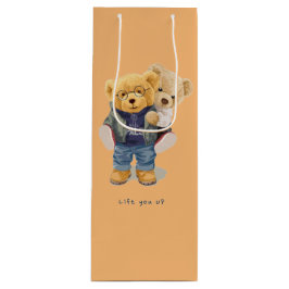 Teddy Bär Geschenktüte Für Weinflaschen