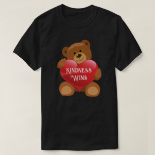 Teddy Bar Hug Herz personalisieren Text Cotton T-Shirt
