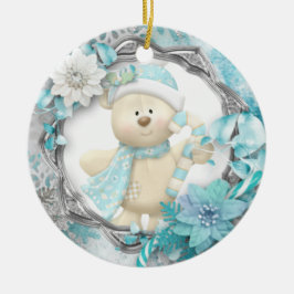 Teddy Bär Keramik Ornament