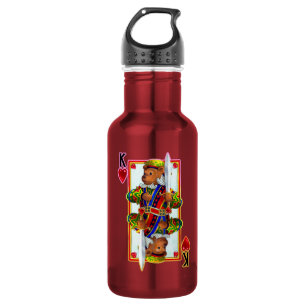 Teddy Bar King of Hearts Edelstahlflasche