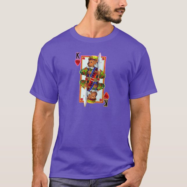 Teddy Bar King of Hearts T-Shirt (Vorderseite)