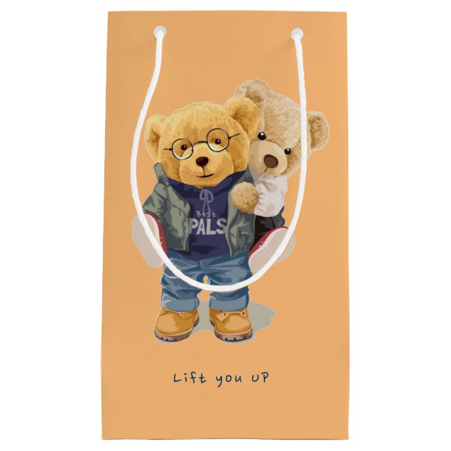 Teddy Bär Kleine Geschenktüte (Vorderseite)