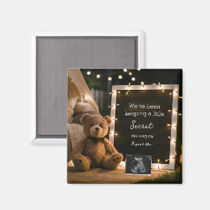 Teddy Bär Kuschelnacht Schwangerschaftsankündigung Magnet