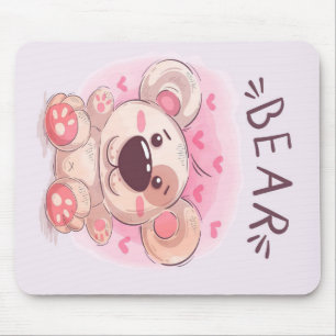 Teddy Bar Lovers Geschenk für Kinder Mousepad