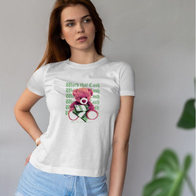 Teddy Bär mit Geld T-Shirt (Von Creator hochgeladen)