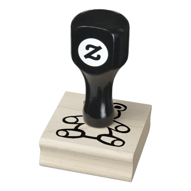 Teddy-Bär mit Herz-Liebe Gummistempel (Stempel)