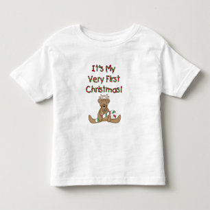 Teddy Bär Sehr 1. Weihnachtsgeschenke und Geschenk Kleinkind T-shirt